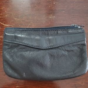 Small leather coin purse